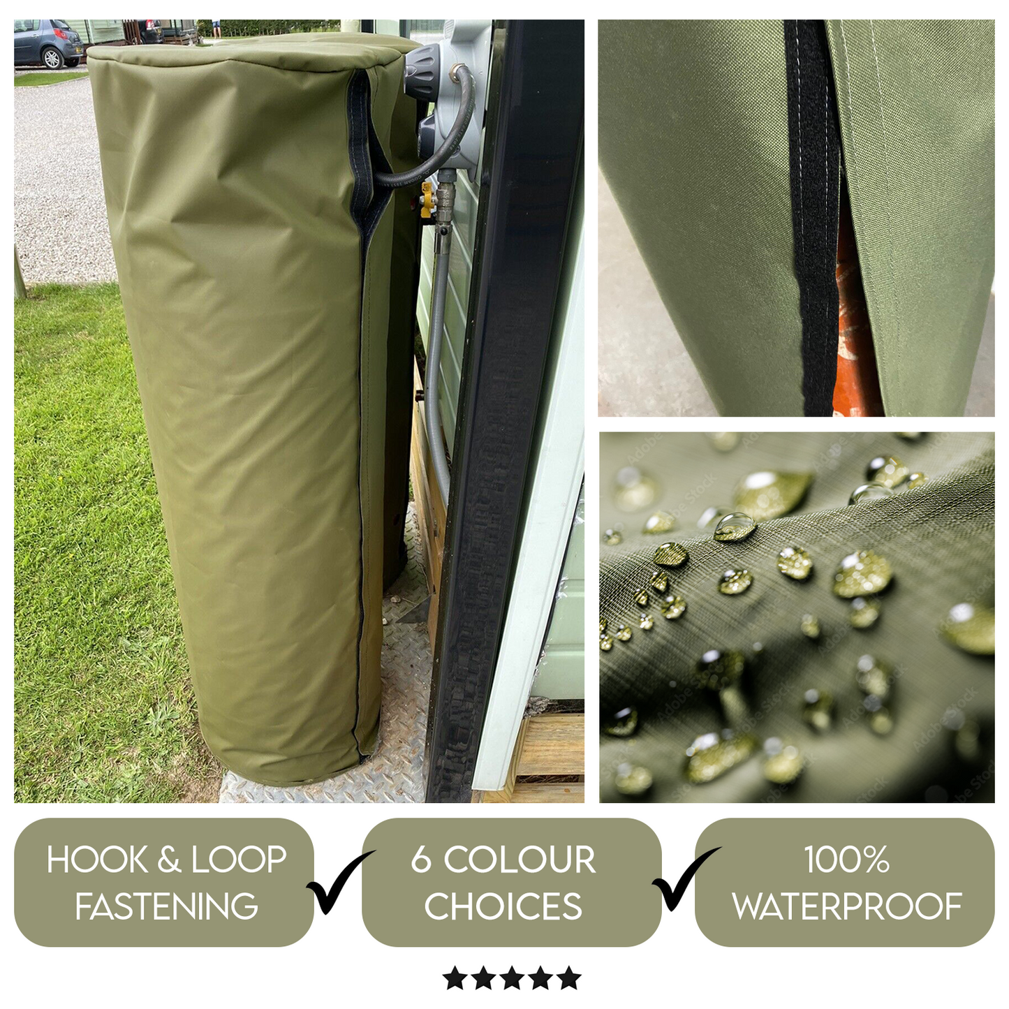47kg Gas Bottle Cover 100% Waterproof