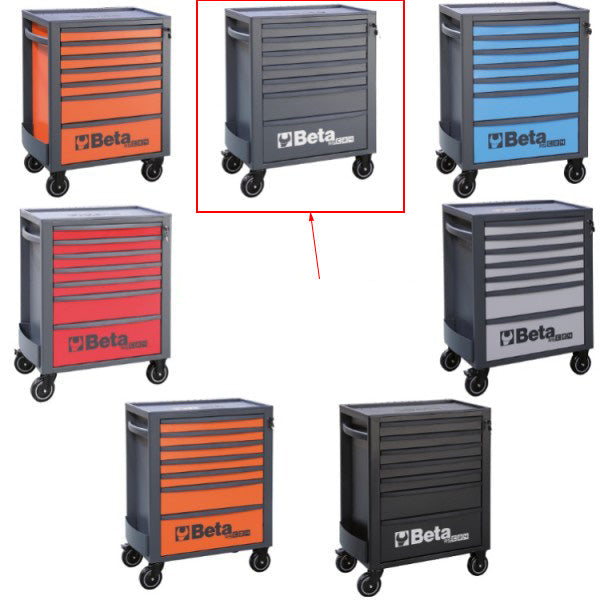 Beta Tools 7 Draw Roller Cab - Grey - RSC24/7-A - 024004077