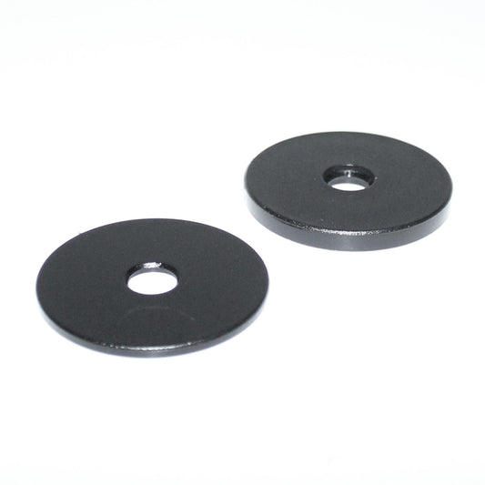 M8 Nylon Countersunk Washer Black 40mm Diameter 2mm or 4mm Thick