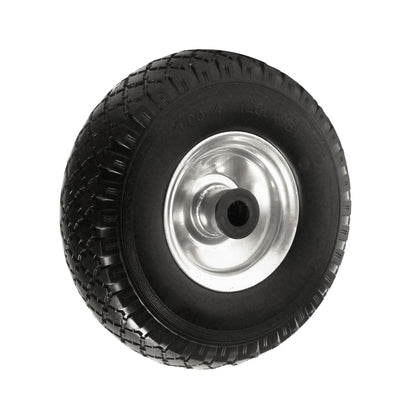 10" PU Wheel 3.00-4 Puncture Proof Steel Rim 20mm Bore Sack Barrow Trolley Wagon