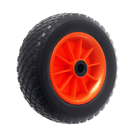 10" Wheel PU Foam 3.50/2.00-6 Puncture Proof Wheelbarrow Jockey Wheel 20mm Bore