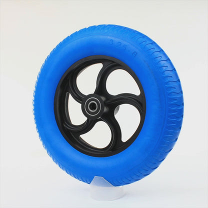 14" Puncture Proof Blue Wheel Size 3.25-8 16mm Axle Bore Heavy Duty Wheelbarrow