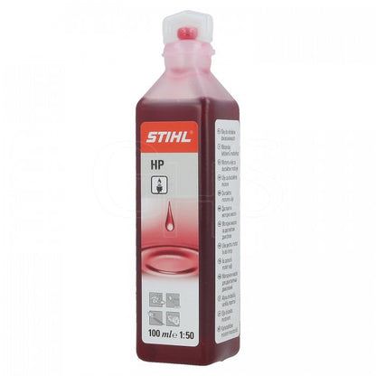 Stihl One Shot 2-Stroke Oil in 100ml Bottles Suitable for Various Equipment