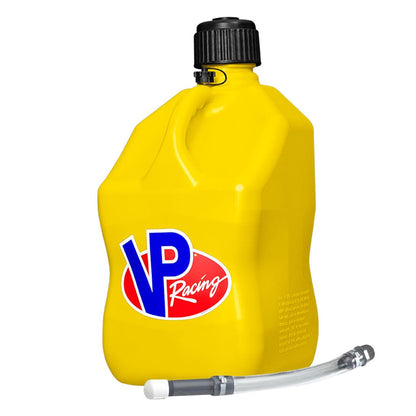 VP Racing Fuel Can with Filler Hose Motorsports Jerrycan 5.5 Gal 20 litre Yellow