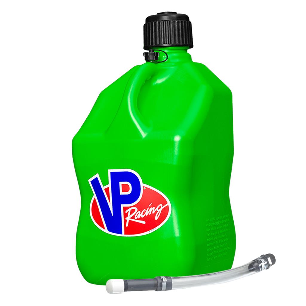 VP Racing Fuel Can with Filler Hose Motorsports Jerrycan 5.5 Gal 20 litre Green