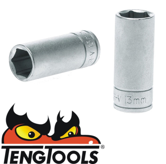 Teng Tools 13mm Deep Socket 6 Point 3/8" Drive M380613-C