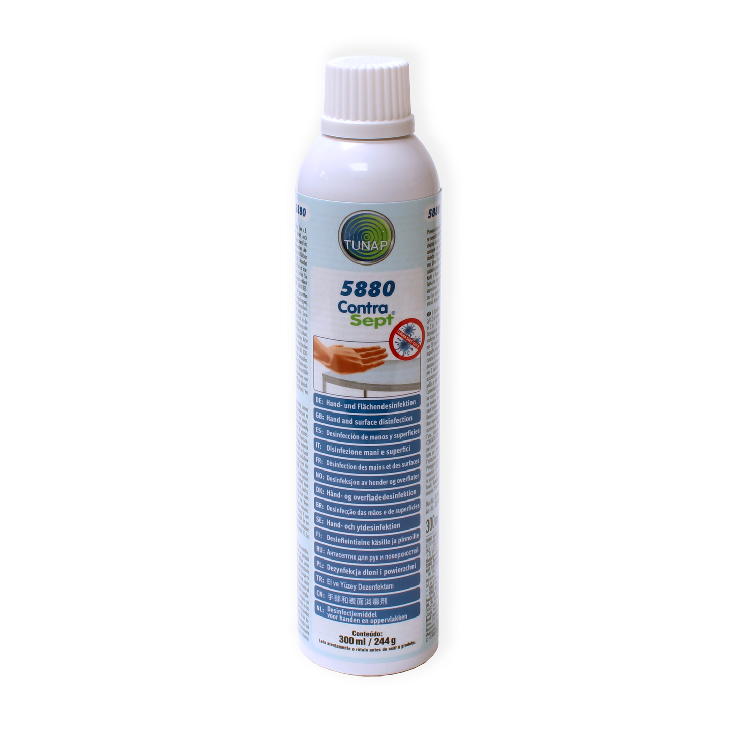 Tunap 5880 Hand and Surface Disinfectant Aerosol 300ML