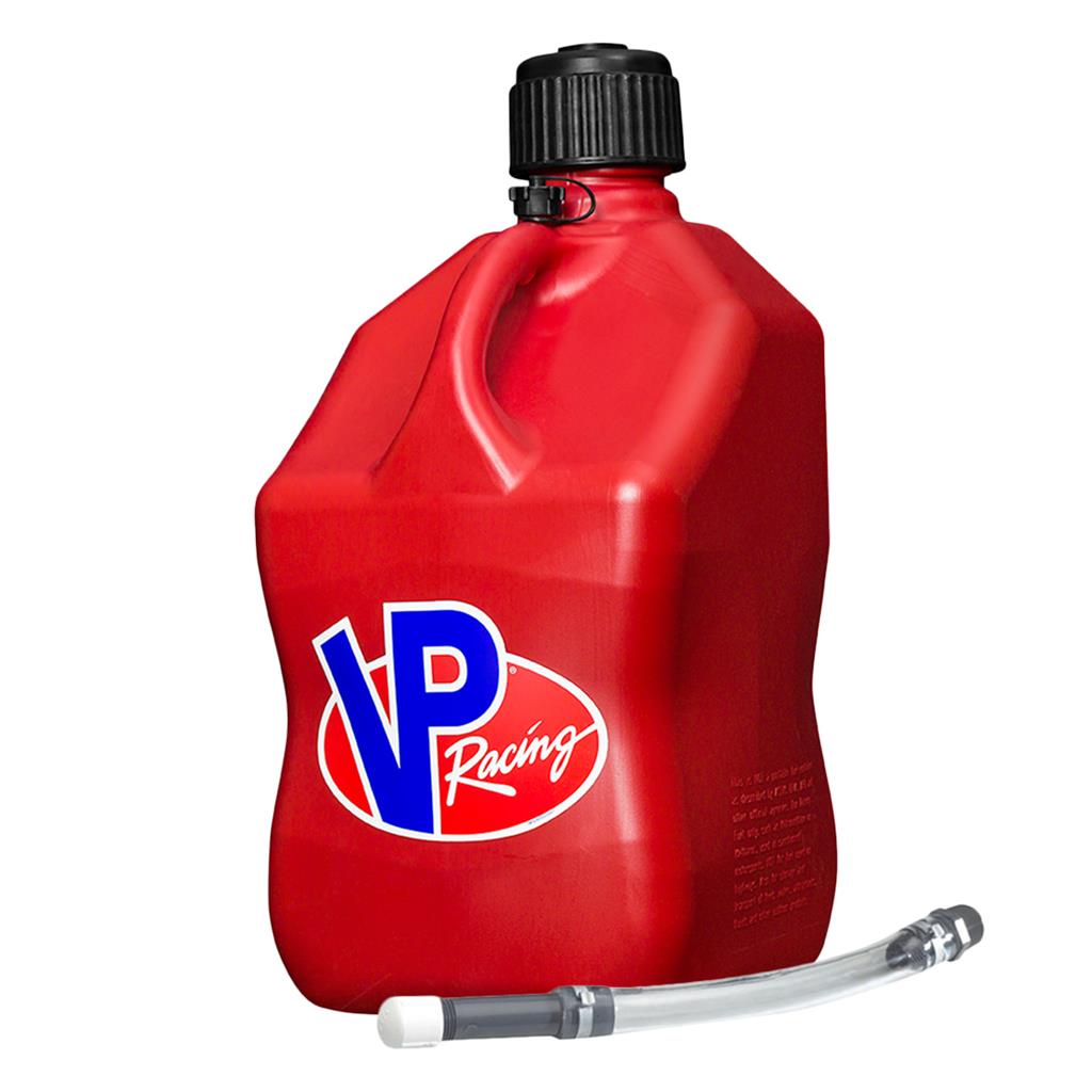 VP Racing Fuel Can with Filler Hose Motorsports Jerrycan 5.5 Gal 20 litre Red