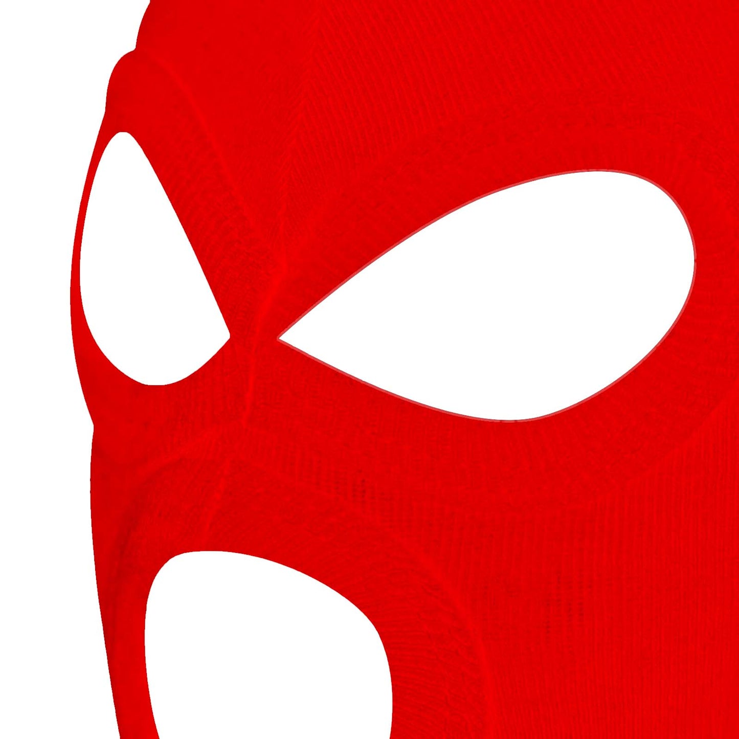 Red Balaclava - One Size - 3 Hole 100% Cotton - Washable - SAS Army Style for Skiing, Paintball, Cycling, Quad Bike, Fancy Dress