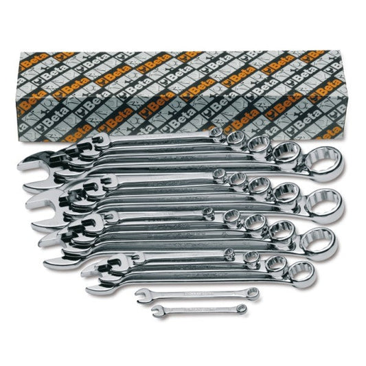 Beta Tools Professional Combination Spanner Set 17 Piece - 42MP/S17 - 000420652