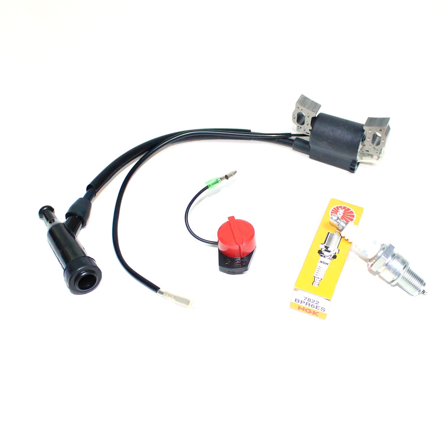 Honda Ignition Coil, NGK BPR6ES, On/Off Switch GX160 GX200