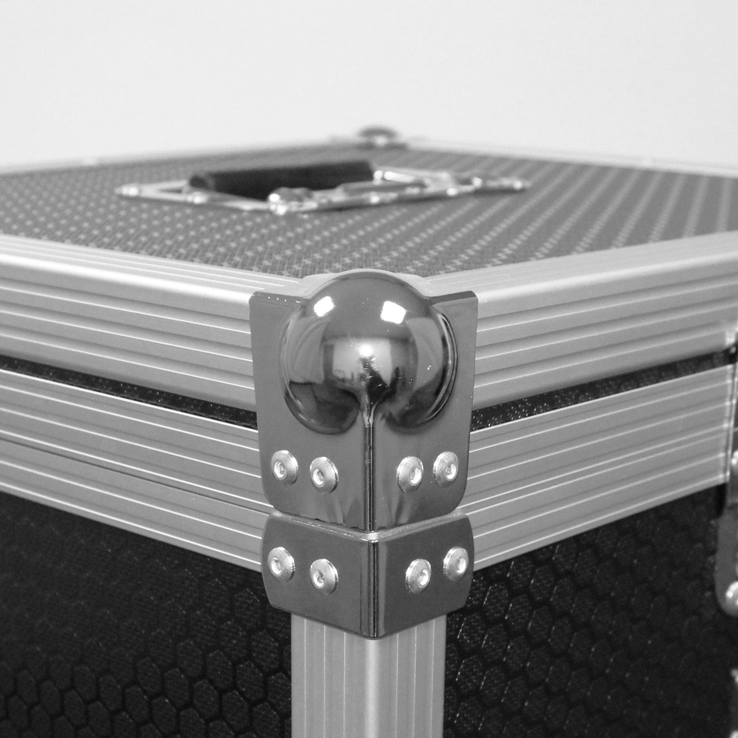 Aluminium Flight Storage Case Box Fully Lined Lockable DJ VJ Equipment Engine