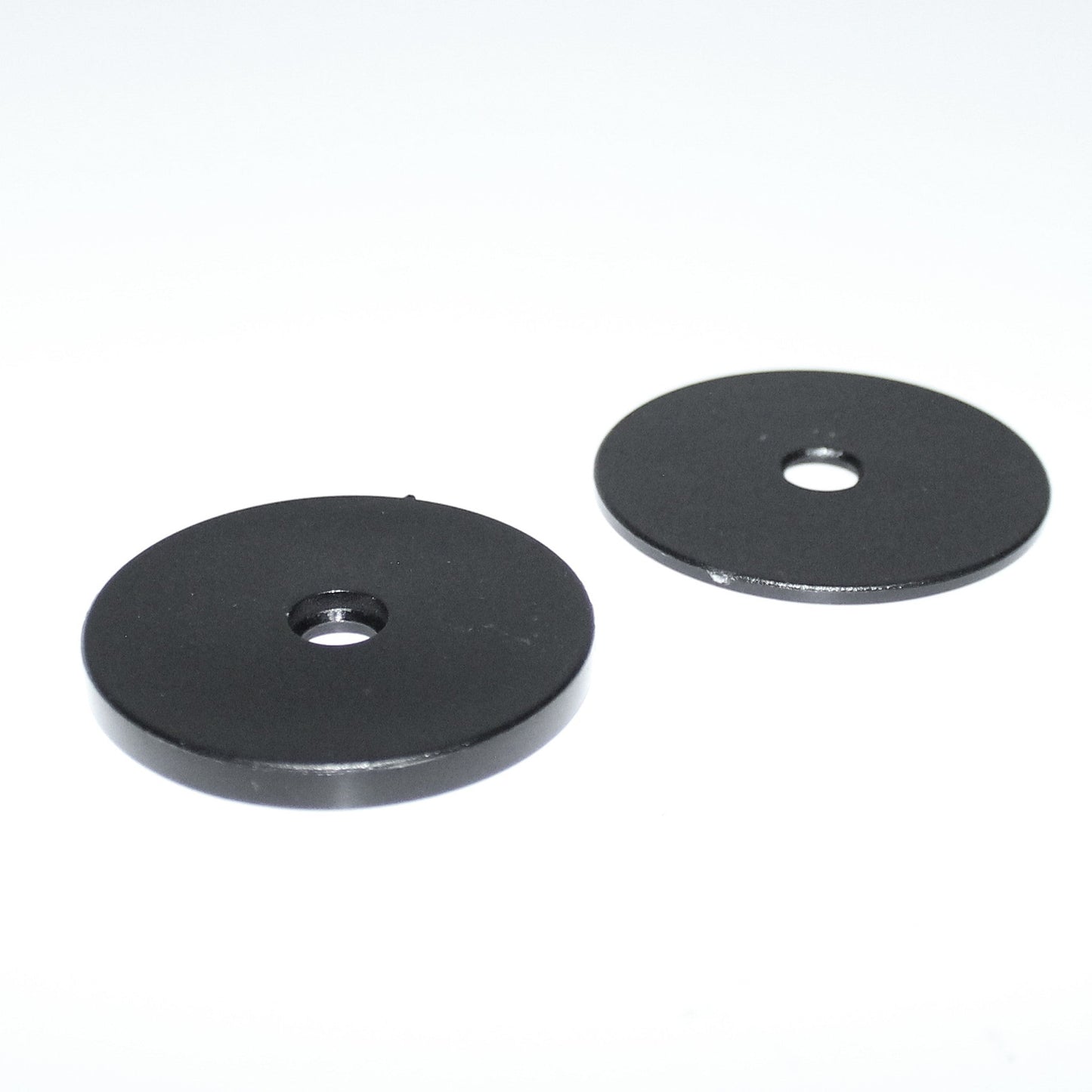 M8 Black Plastic Nylon Penny Flat Washers 50mm Diameter 2mm or 4mm Thickness.