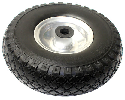 10" PU Wheel 3.00-4 Puncture Proof Steel Rim 20mm Bore Sack Barrow Trolley Wagon