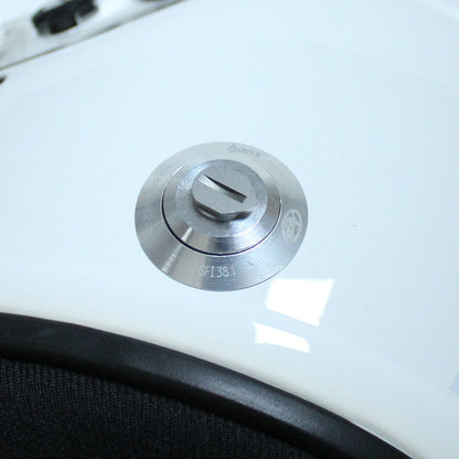 Arai Crash Helmet White with Spoiler Kit Hans Anchors AC Tube SA2005 Size Small