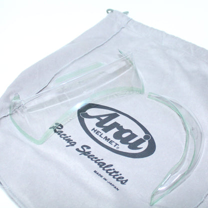 Arai Crash Helmet White with Spoiler Kit Hans Anchors AC Tube SA2005 Size Small