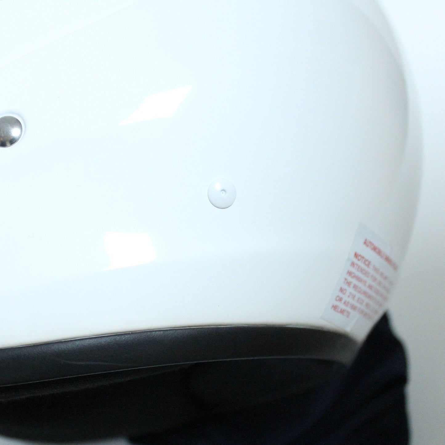 Arai Open Face Crash Helmet White with Peak Hans Anchors SA2005 Small Motorsport