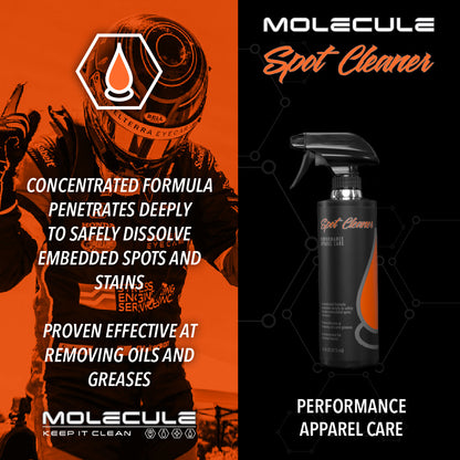 Molecule Spot Cleaner Pre Wash Sport Clothes Technical Fabrics Stains Oil Grease