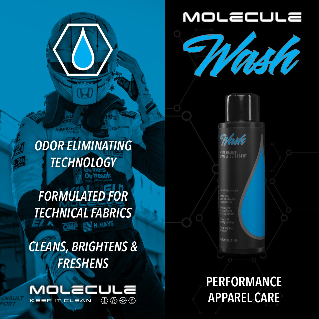 Molecule Wash Detergent Brightener Sport Technical Fabric Dry Clean Substitute