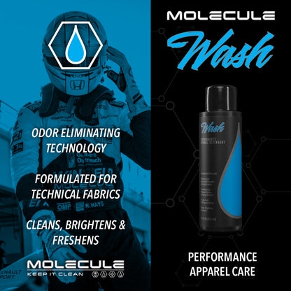 Molecule Sports Wash Kit Liquid Detergent Refresh Clothing Equipment Deodoriser