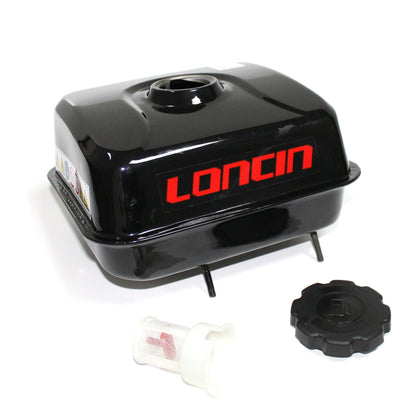 Genuine Loncin Fuel Tank with Cap and Filter compatible Honda GX120 GX160 GX200