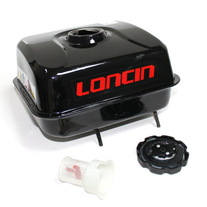 Genuine Loncin Fuel Tank with Cap and Filter compatible Honda GX120 GX160 GX200