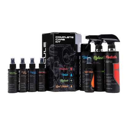 Molecule Super Kit Complete Wash System Helmet Care Sport Clothing and Equipment