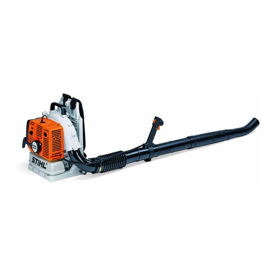 A Stihl BR340 backpack blower