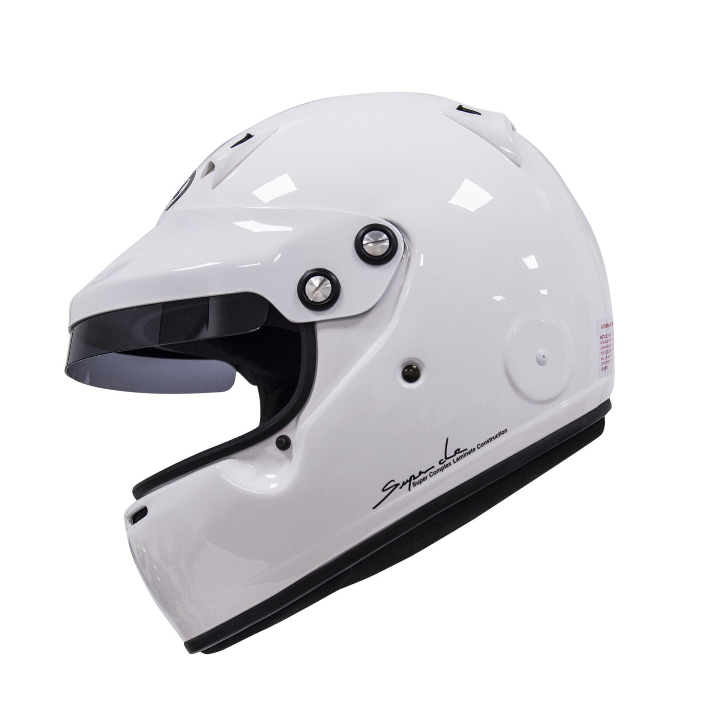 Arai Helmet White with Spoiler Kit Hans Anchors AC Tube SA2005 Size Extra Small