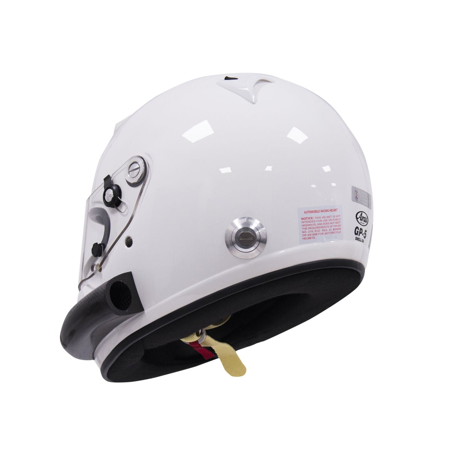 Arai Helmet White with Spoiler Kit Hans Anchors AC Tube SA2005 Size Extra Small