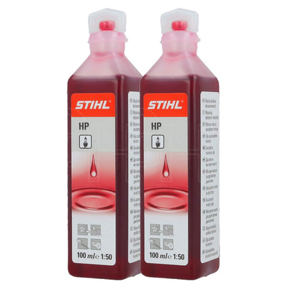 Stihl One Shot 2-Stroke Oil in 100ml Bottles Suitable for Various Equipment