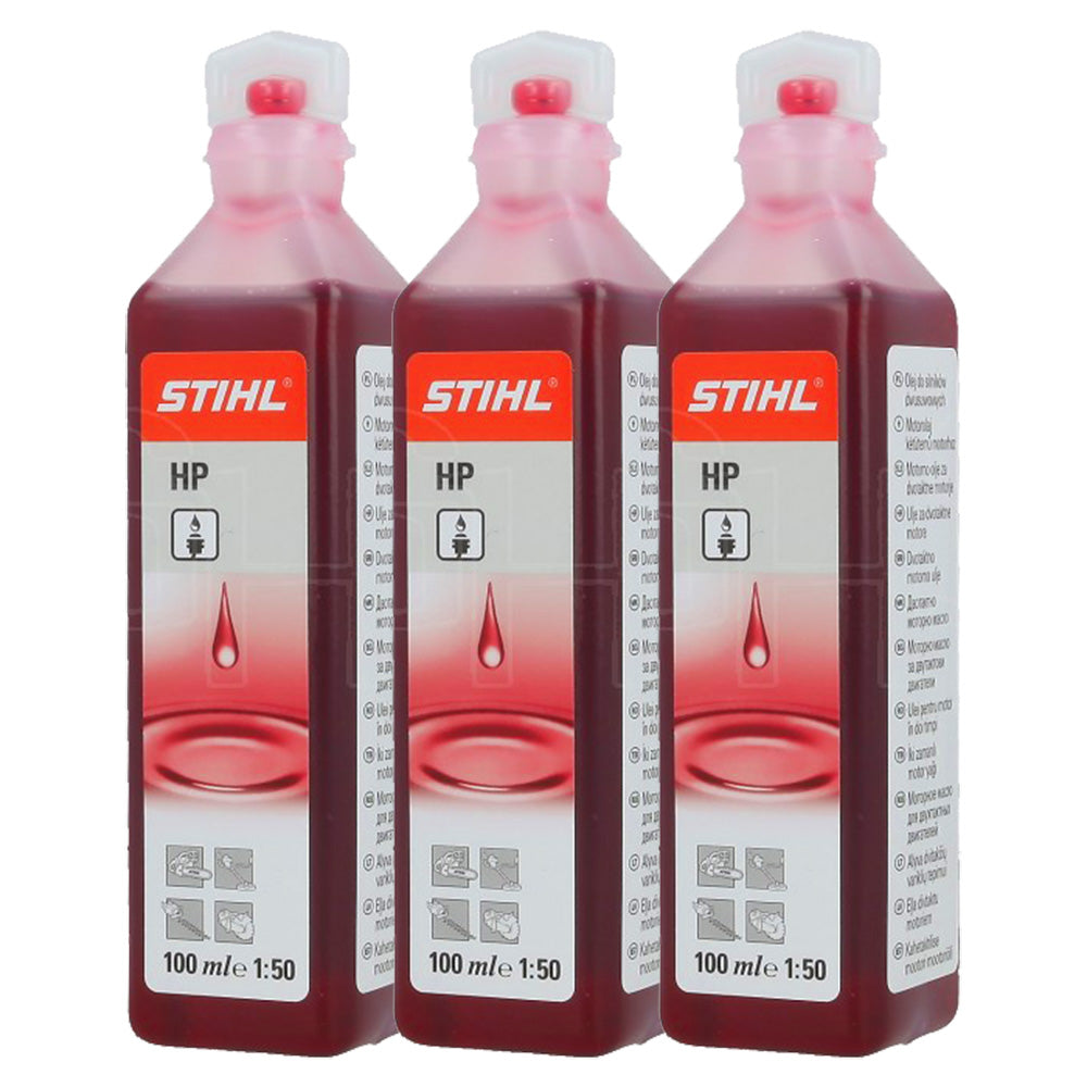 Stihl One Shot 2-Stroke Oil in 100ml Bottles Suitable for Various Equipment